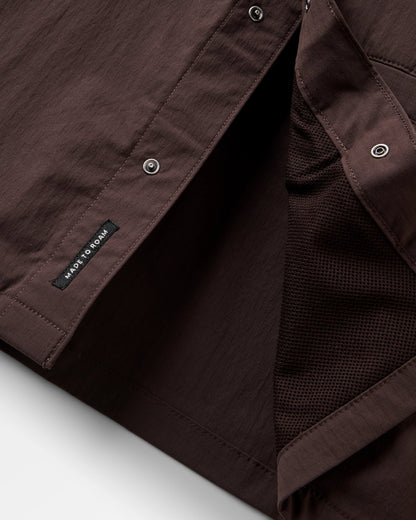 Patrol Ripstop Utility Shirt - Espresso - Flatlay