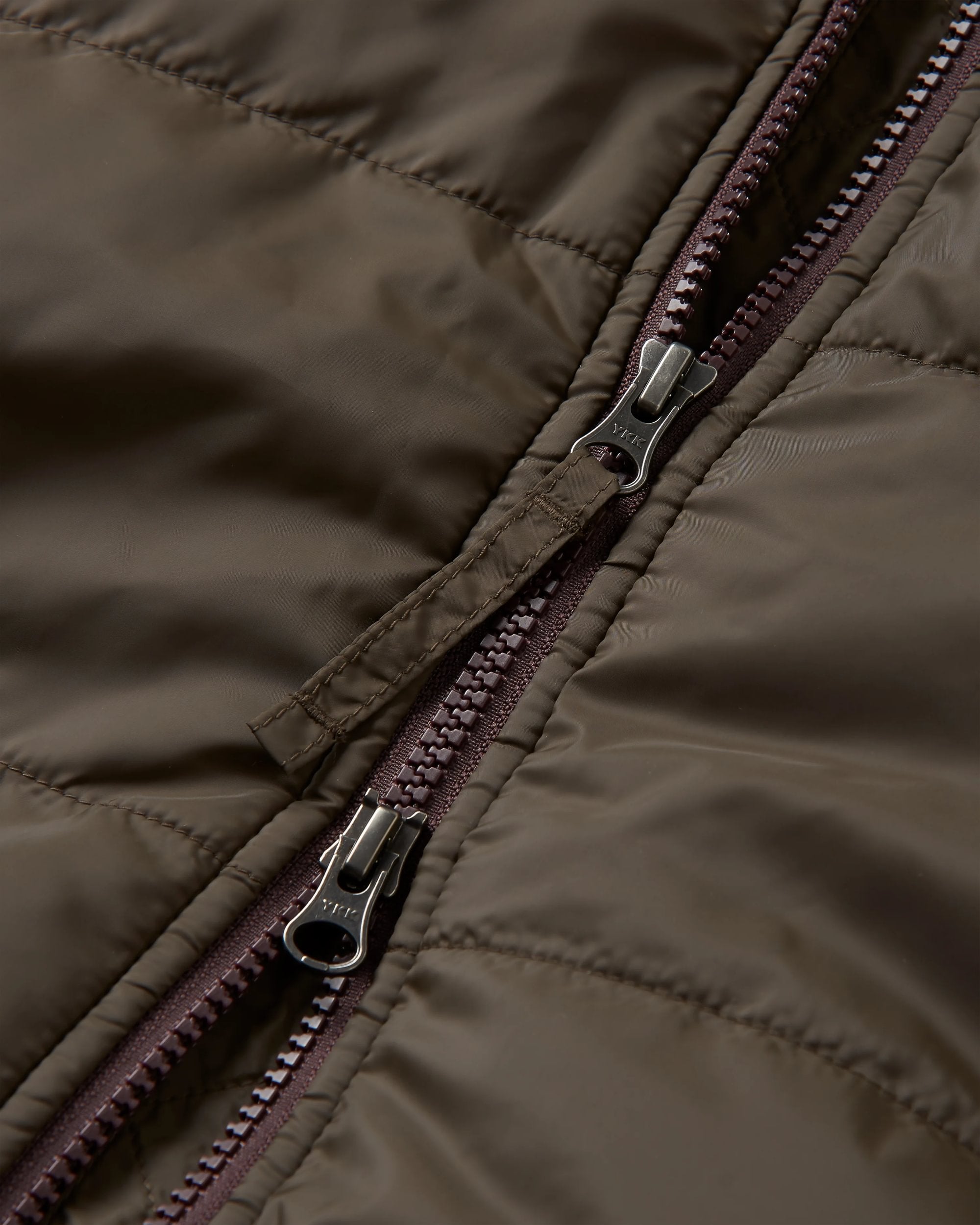 Flora Recycled Sherpa Lined Parka - Coffee - Flatlay