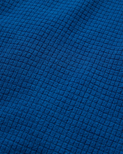 Forestscape Recycled Fleece Hoodie - Blue Navy - Flatlay