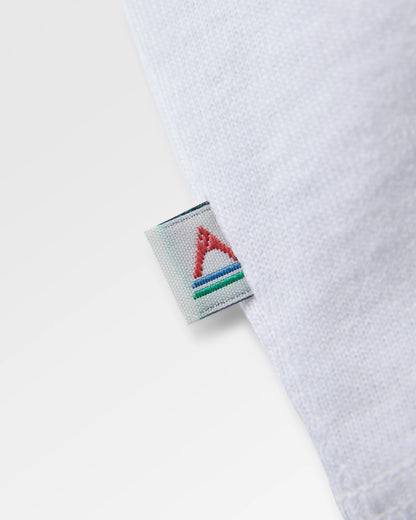 Odyssey Recycled Cotton Raglan T-Shirt - White - Flatlay