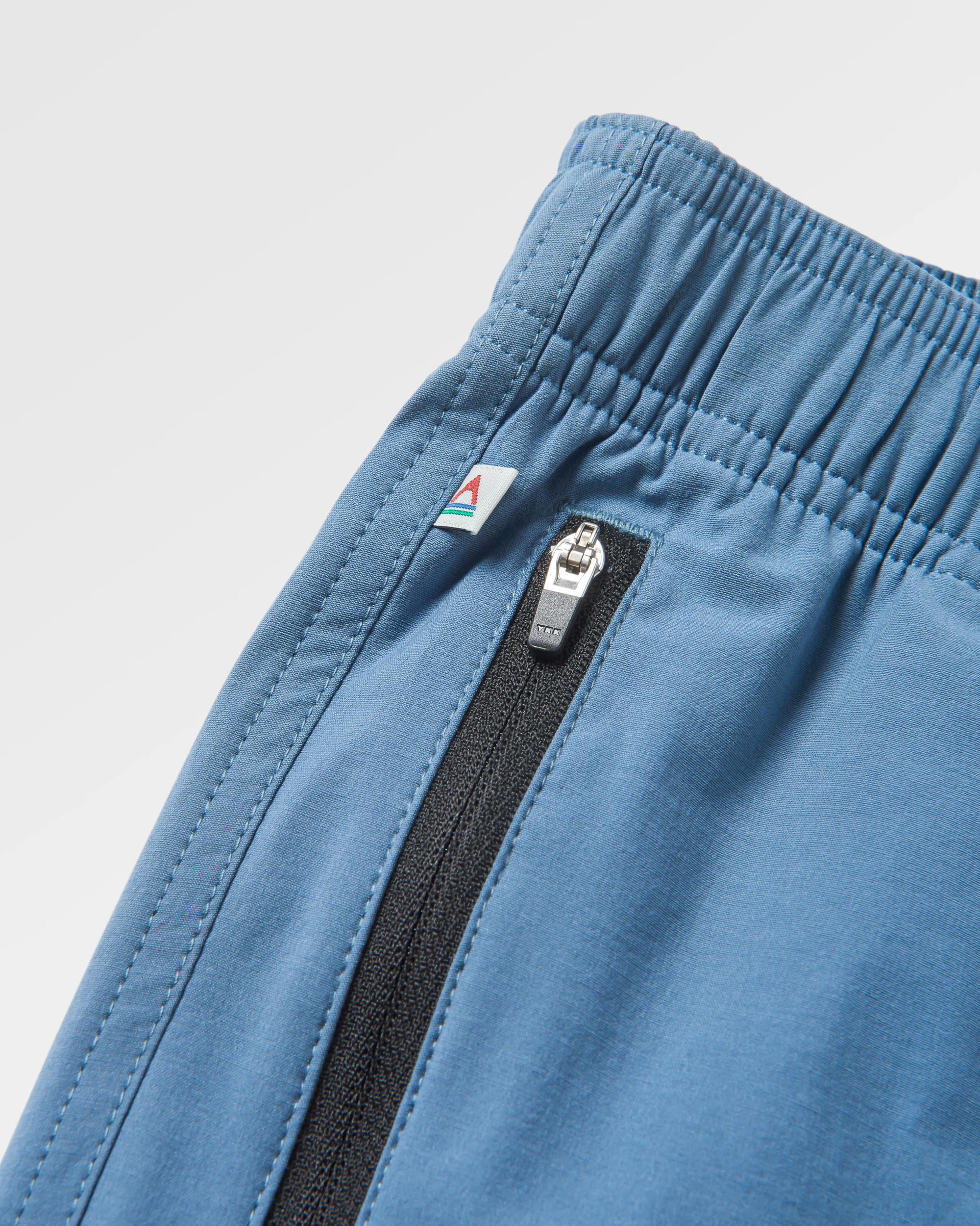 Traveller All Purpose Shorts - Stone Blue - Flatlay