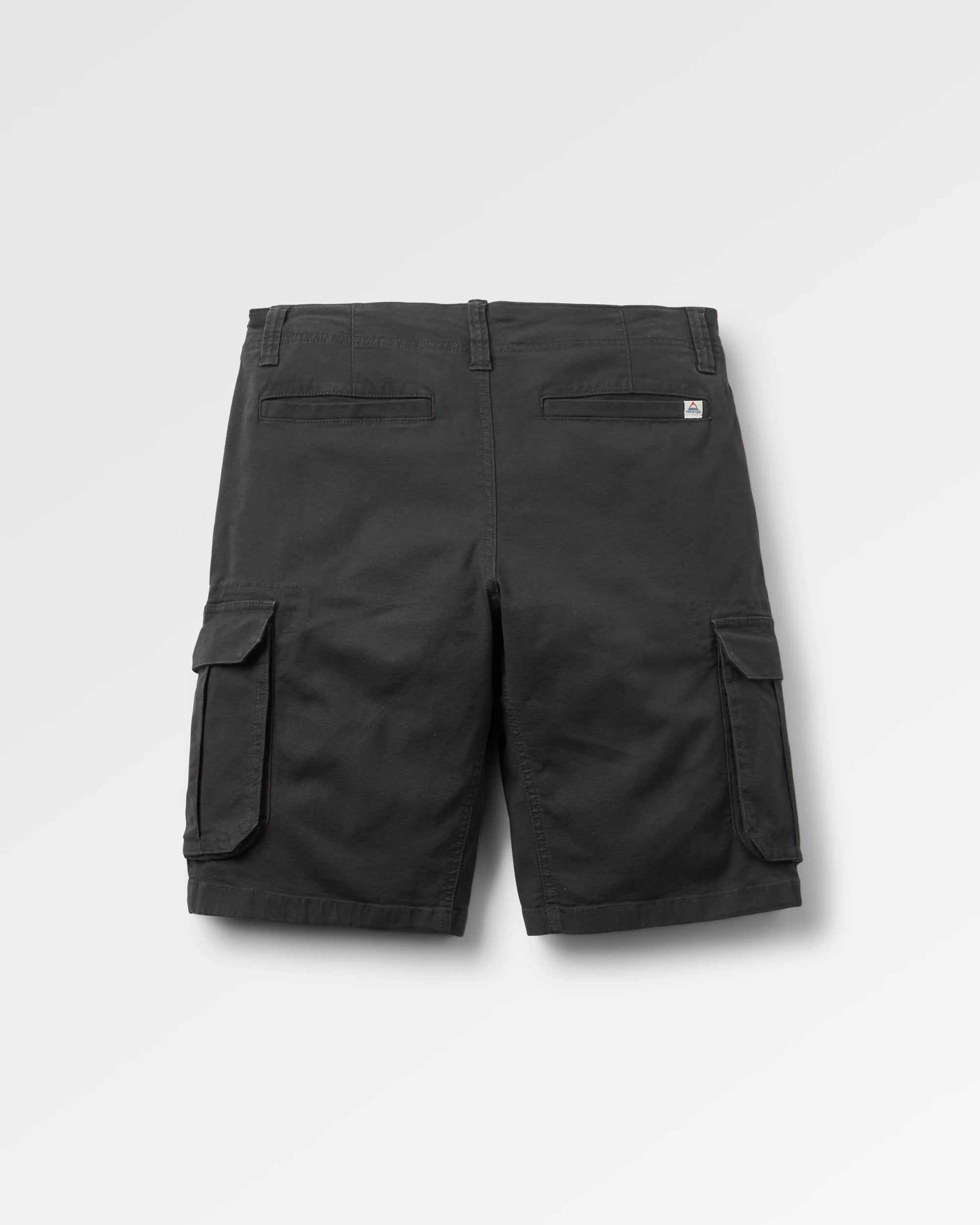 Lakeside Cargo Short - Faded Black - Flatlay