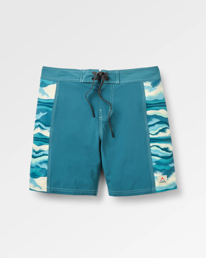 Rialto 16" Boardshort - Mediterranean - Flatlay