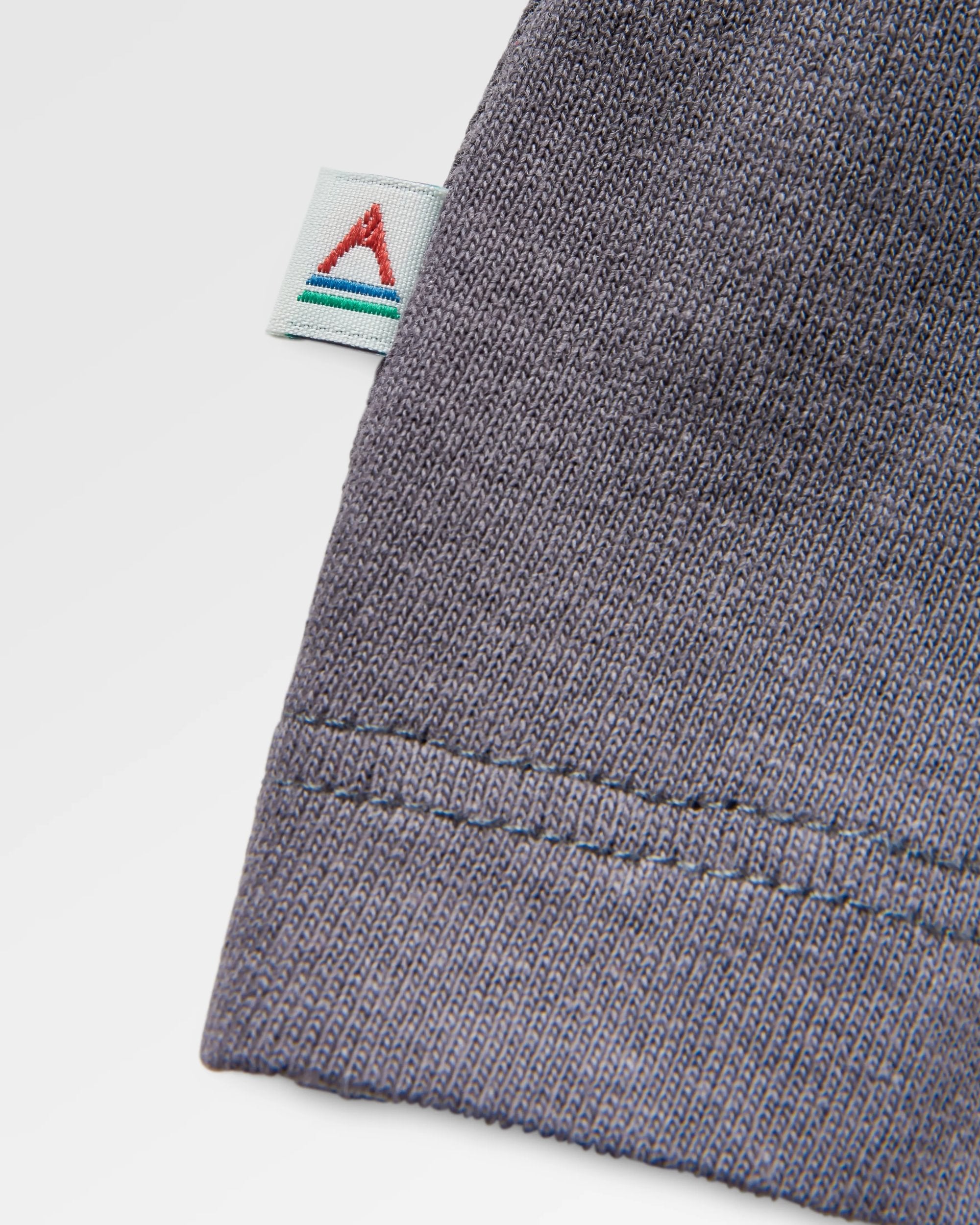 Seasonal Recycled Cotton Oversized T-Shirt - Charcoal - Flatlay