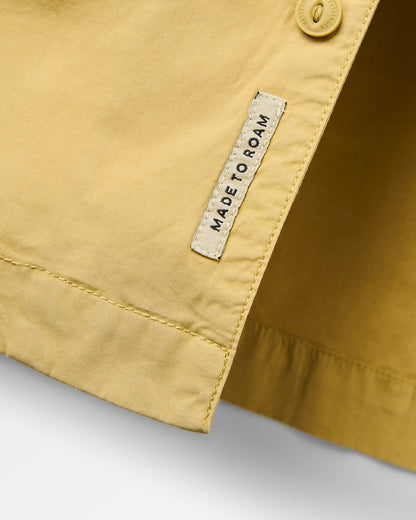 Acreage Organic Cotton LS Shirt - Warm Beige - Flatlay