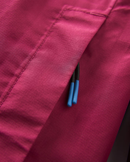 Trailscape Women's Recycled Waterproof Jacket - Fig/Wild Berry  - Flatlay