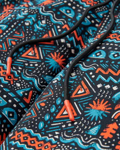 Way Out All Purpose Short - Elemental Geo Black - Flatlay