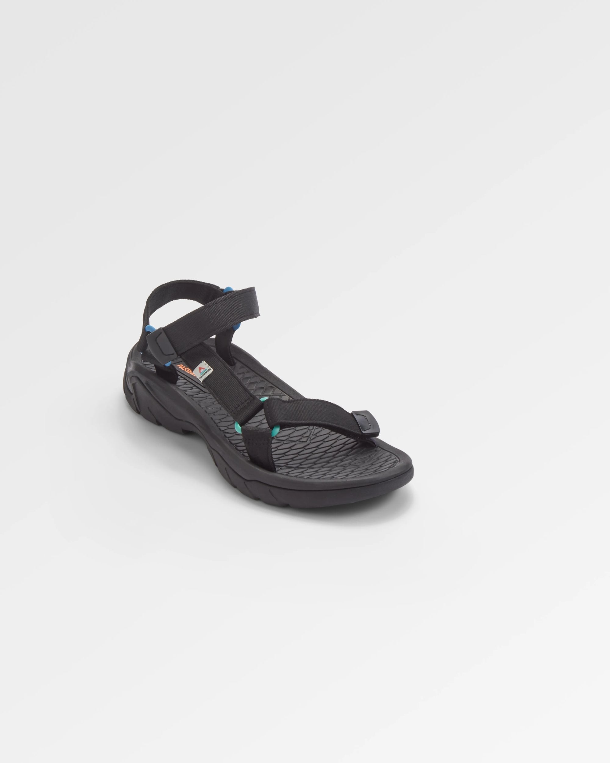 Monterey Roam Sandal - Black - Flatlay