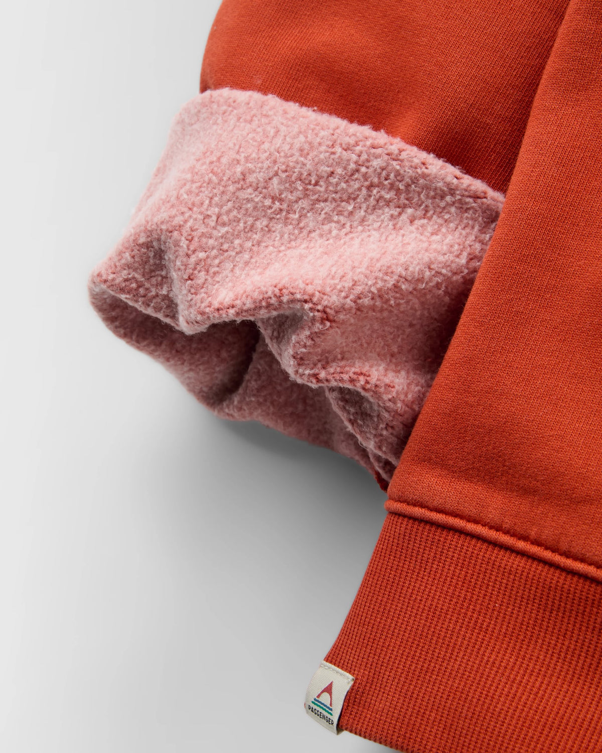 Boundless Relaxed Fit Sweatshirt - Dark Rust - Flatlay