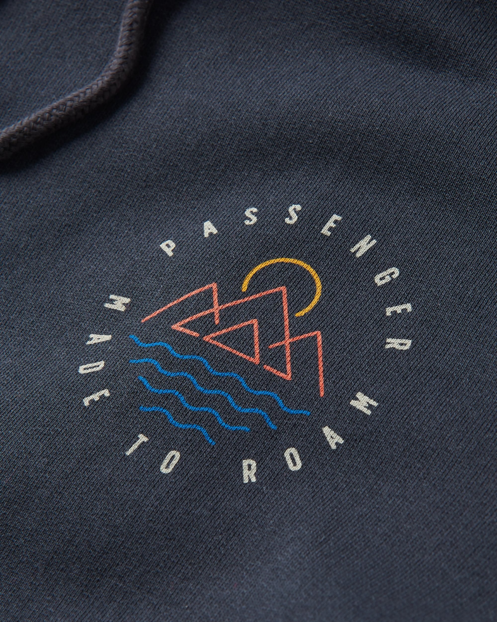 Escapism Hoodie - Black - Flatlay