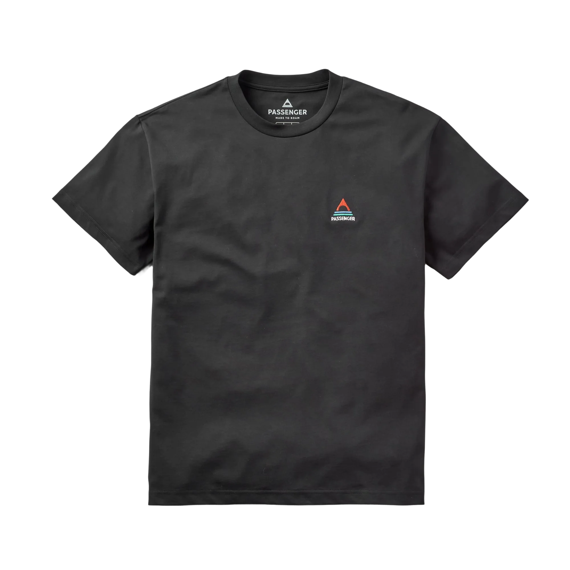 Vita Bio-T-Shirt entspannte Passform - Schwarz