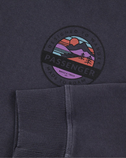 Wilds Recycled Cotton Oversized Sweatshirt - Charcoal