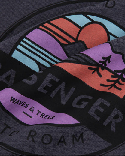 Wilds Recycled Cotton Oversized Sweatshirt - Charcoal