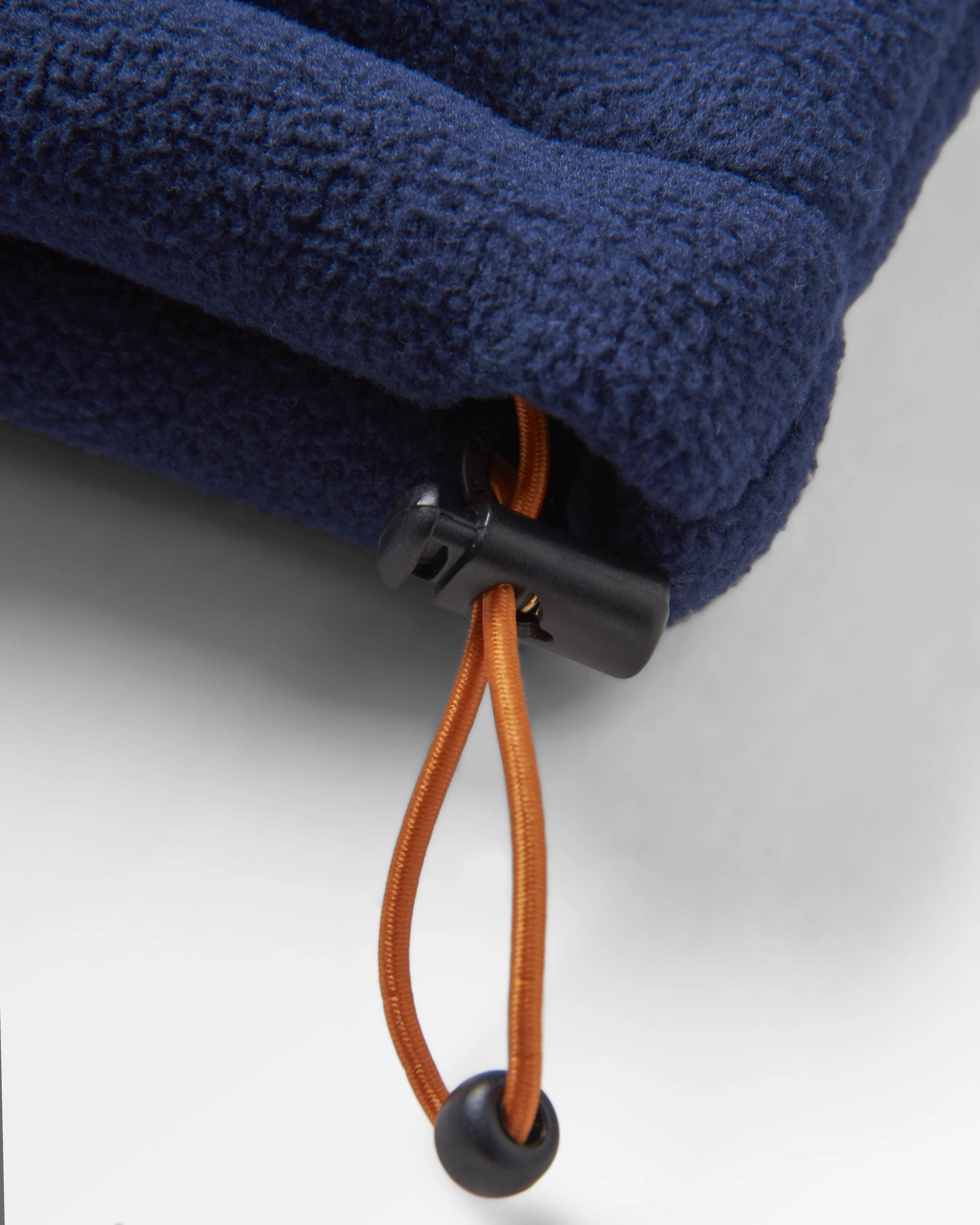 Loch Hooded Recycled Polar Fleece - Rain Forest/Rich Navy - Flatlay