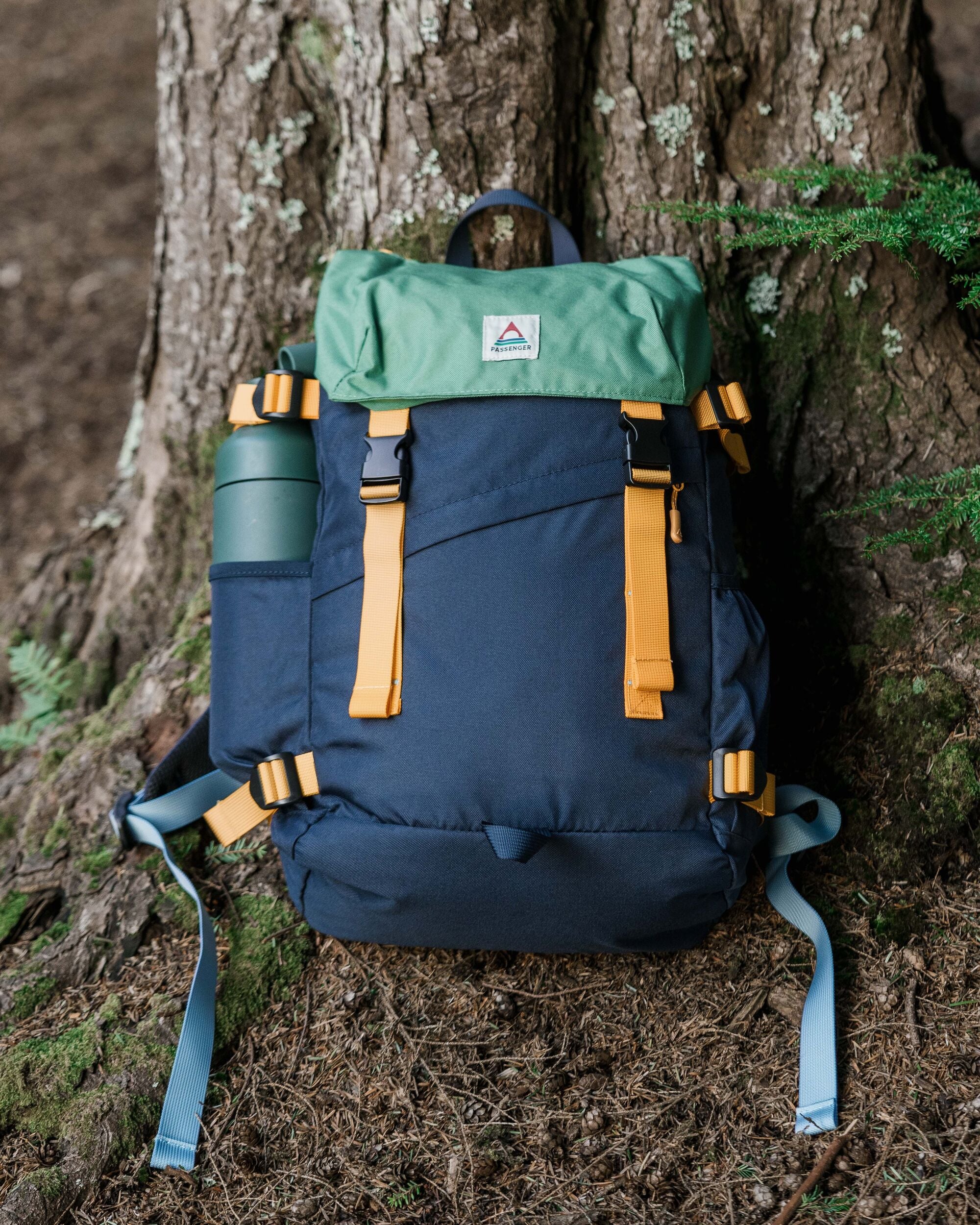 Boondocker Recycled 26L Backpack - Navy/ Laurel Green - Lifestyle