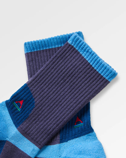 Yukon Merino Active Crew Sock - Heather - Flatlay