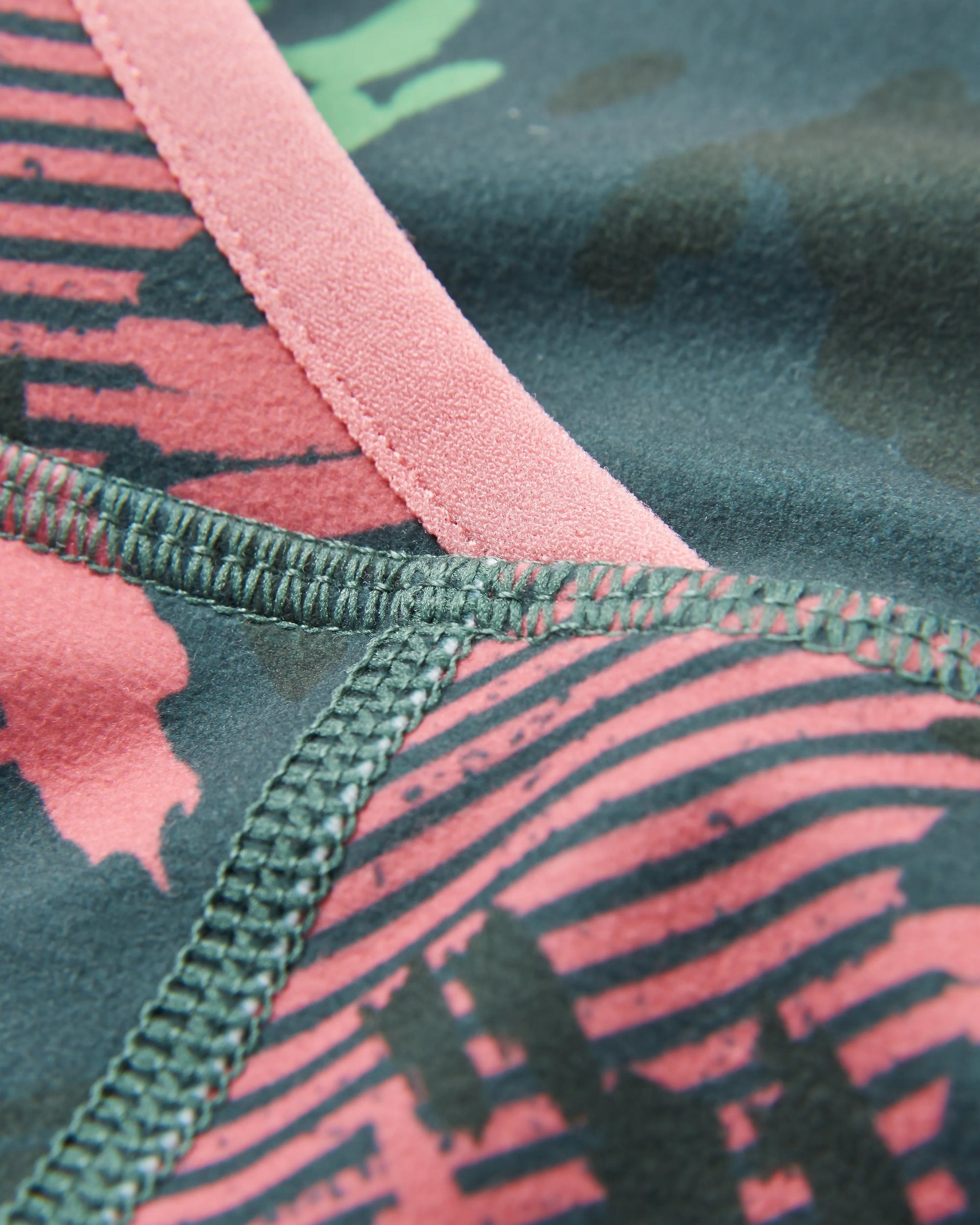 Mantra Recycled Active Legging - Abstract Mountain Fir Tree - Flatlay