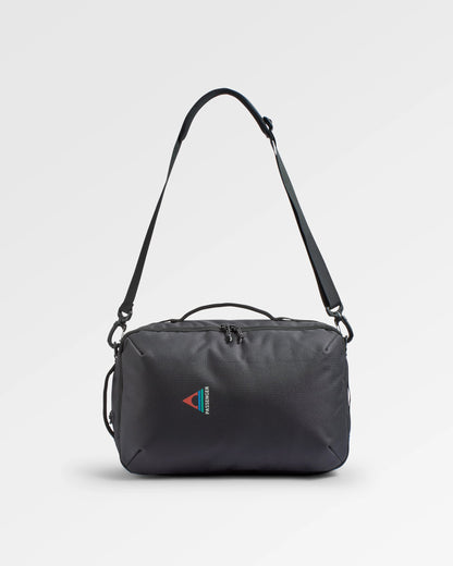 Wayfarer Recycled Backpack Duffel - Black - Flatlay