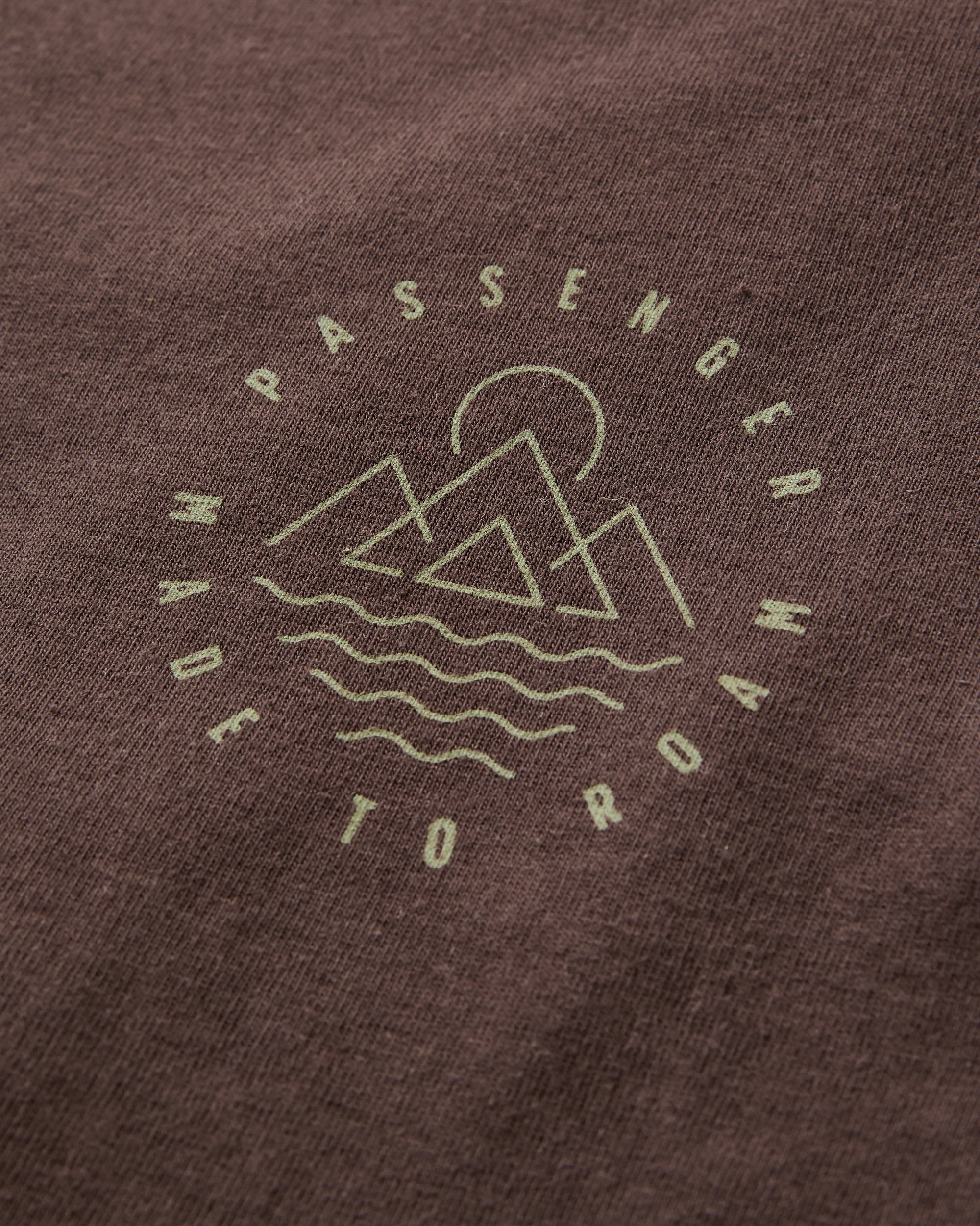 Escapism Recycled LS T-Shirt - Espresso - Flatlay