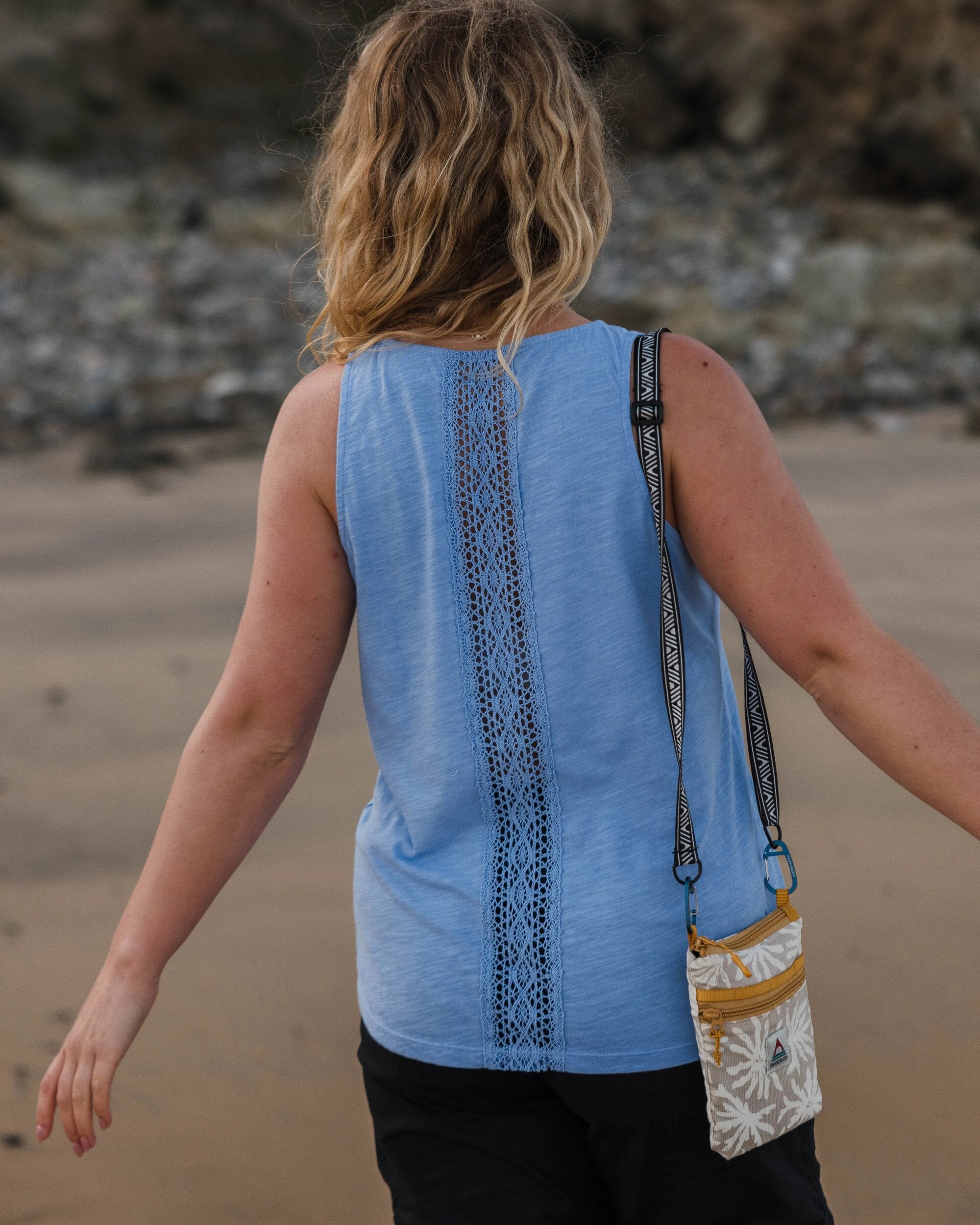 Rivergate Recycled Cotton Top - Cornflower - Lifestyle