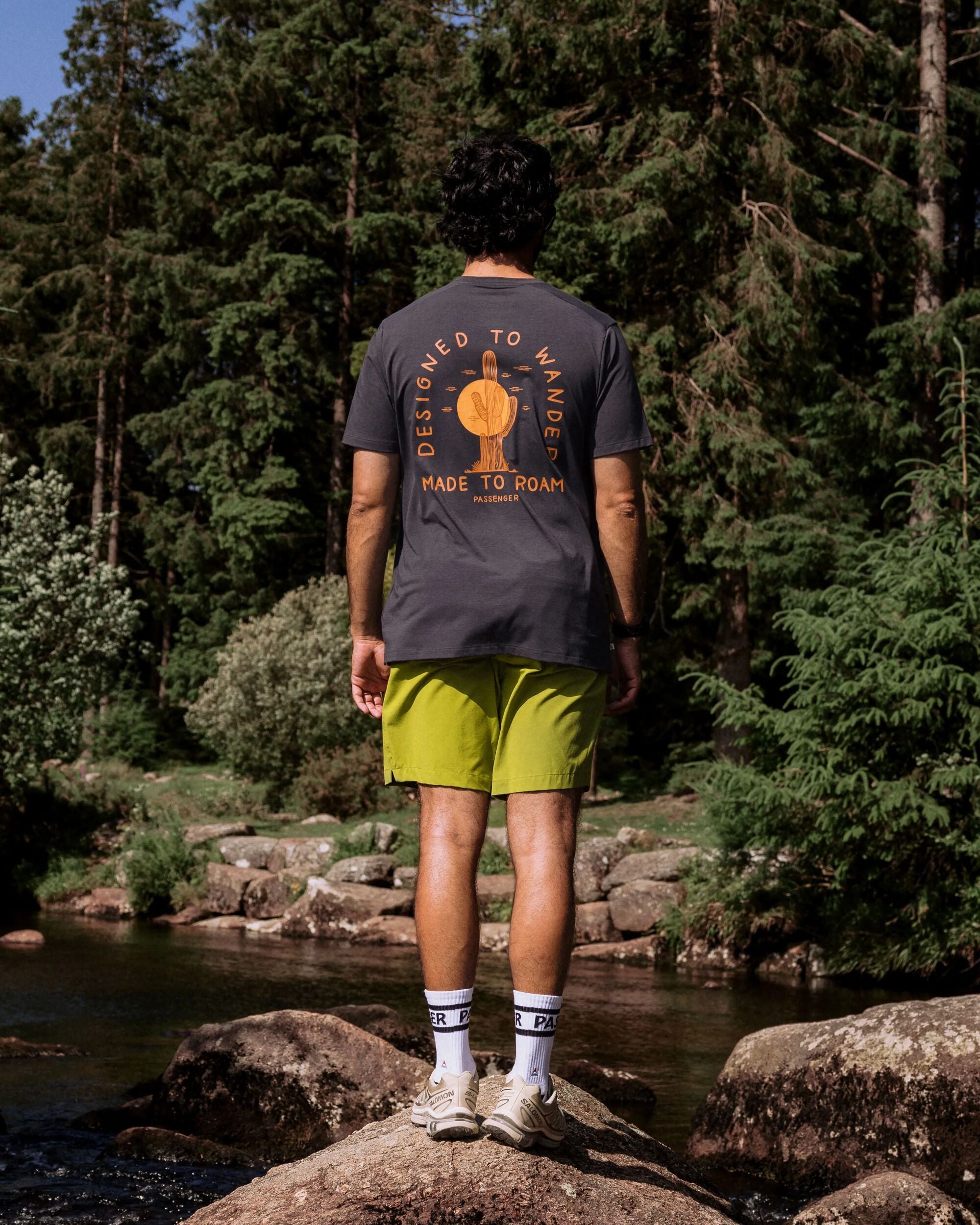 Ridescape Men's Drirelease® Active T-Shirt - Faded Black - Lifestyle