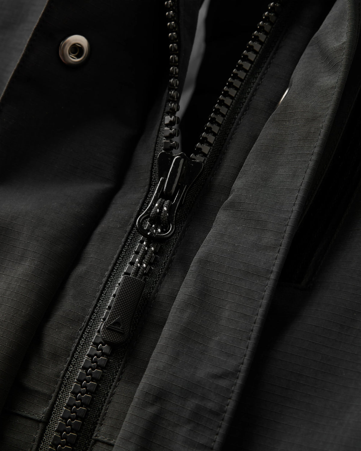 Cloudmont Waterproof Down Parka - Black - Flatlay