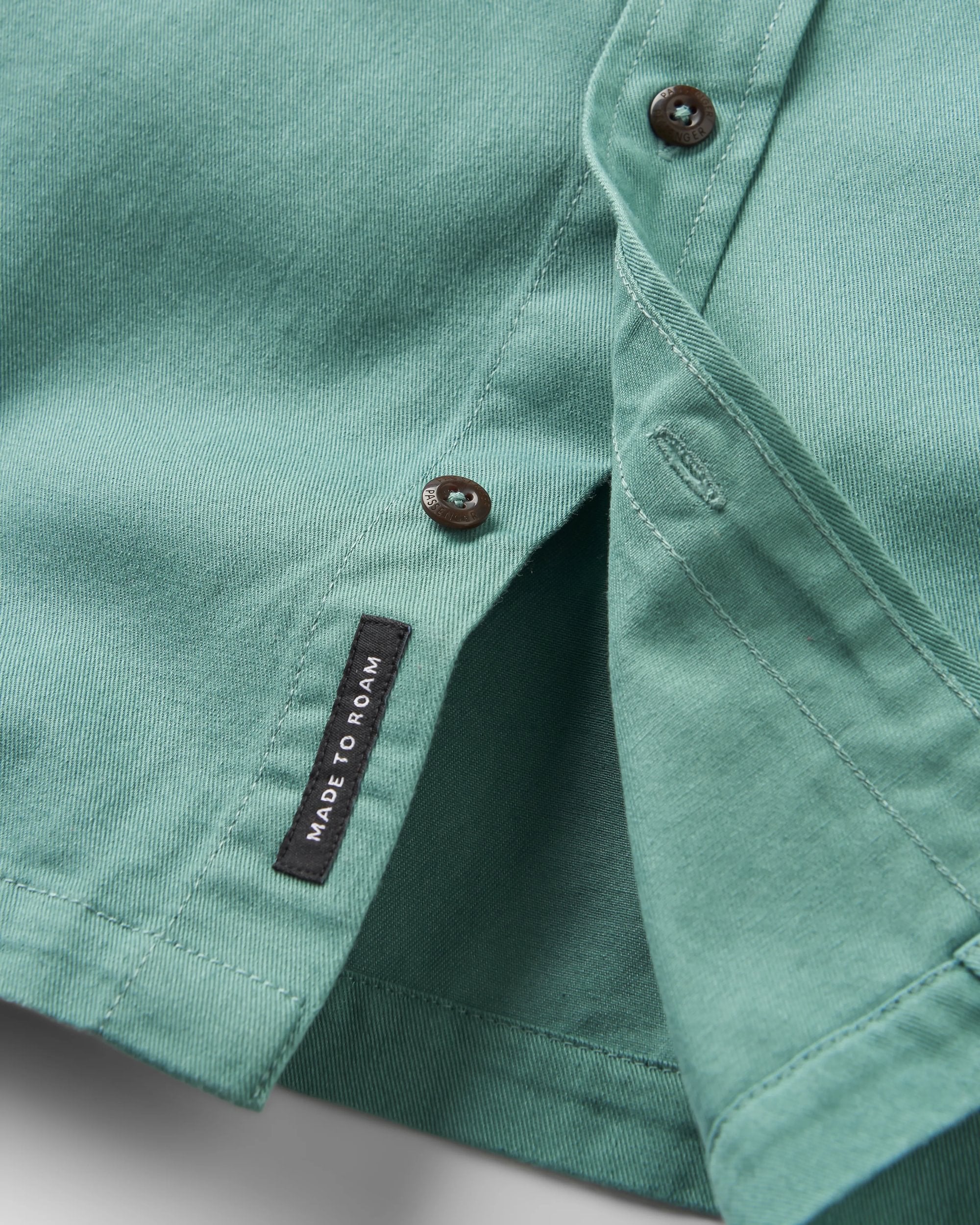 Vision Organic Cotton Shirt - Arctic - Flatlay