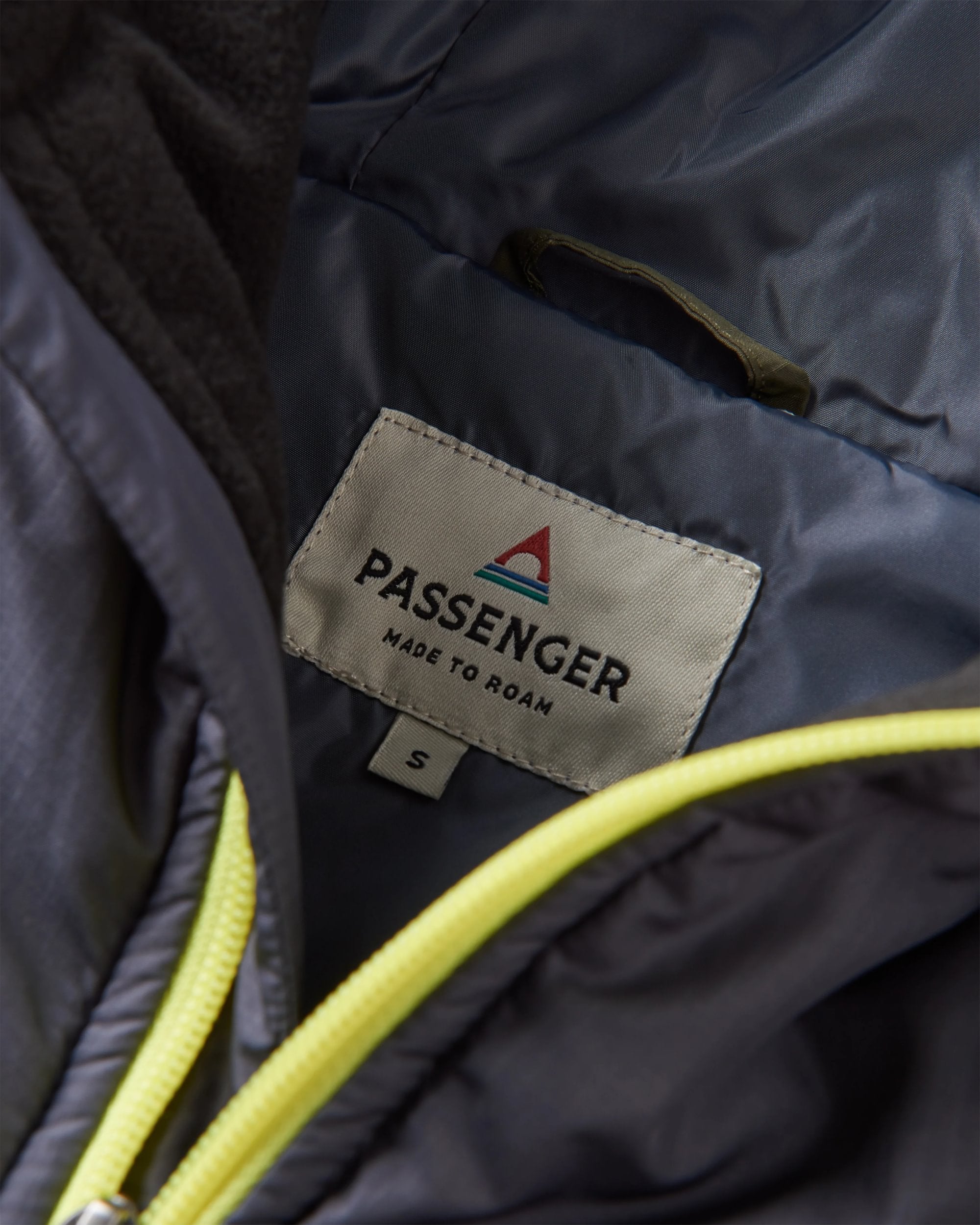 Ocean Recycled Insulated 1/2 Zip Jacket - Dusty Olive - Flatlay