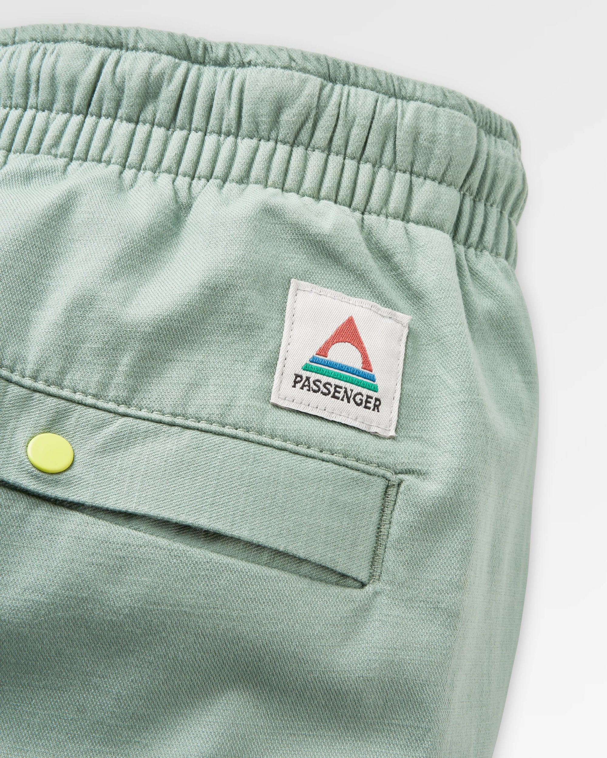 Hydrilla Organic Cotton Trouser - Pistachio - Flatlay