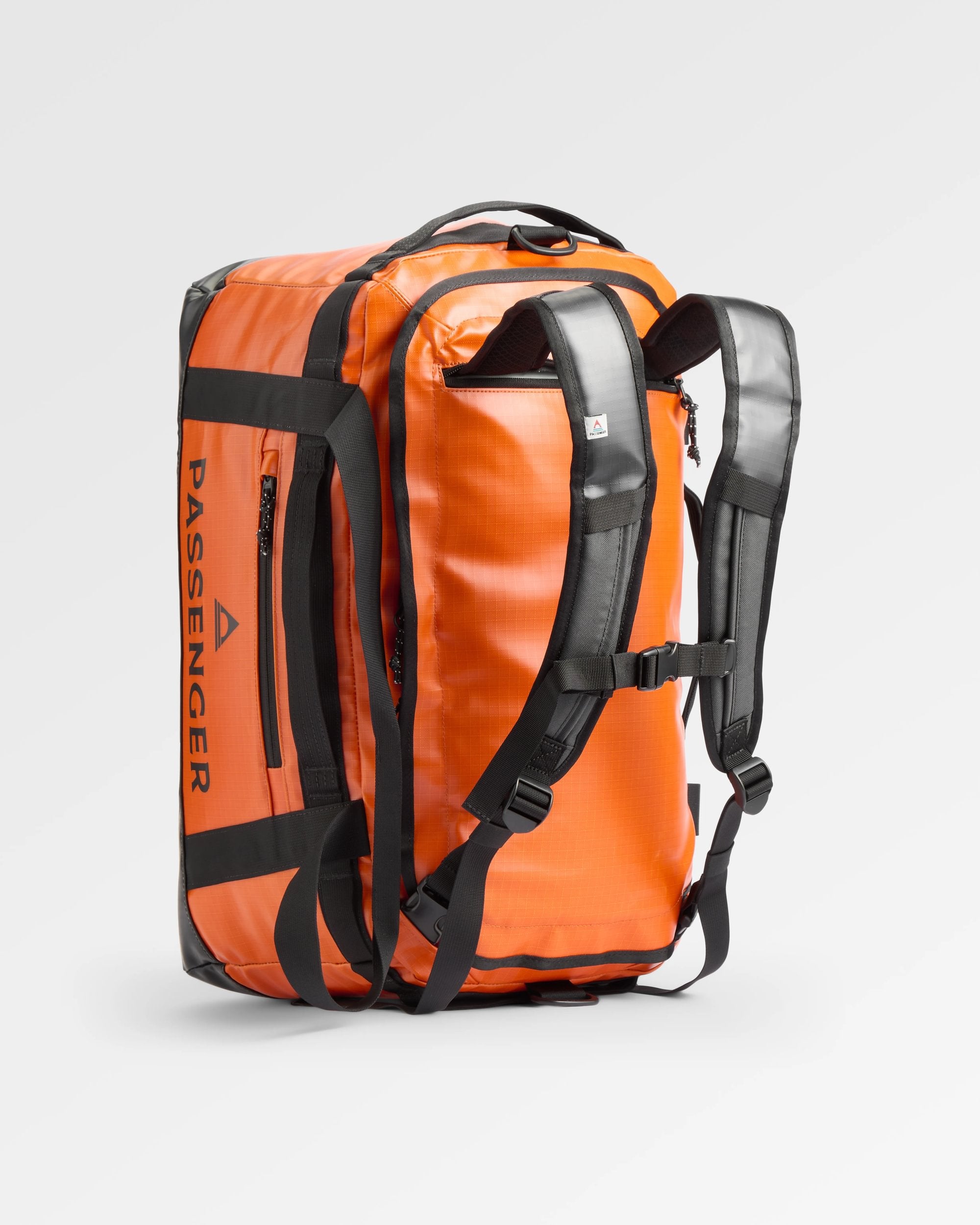 Roamer 40L Duffel Bag - Sunrise Orange - Flatlay