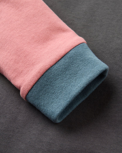 Riser LS T-Shirt - Charcoal - Flatlay