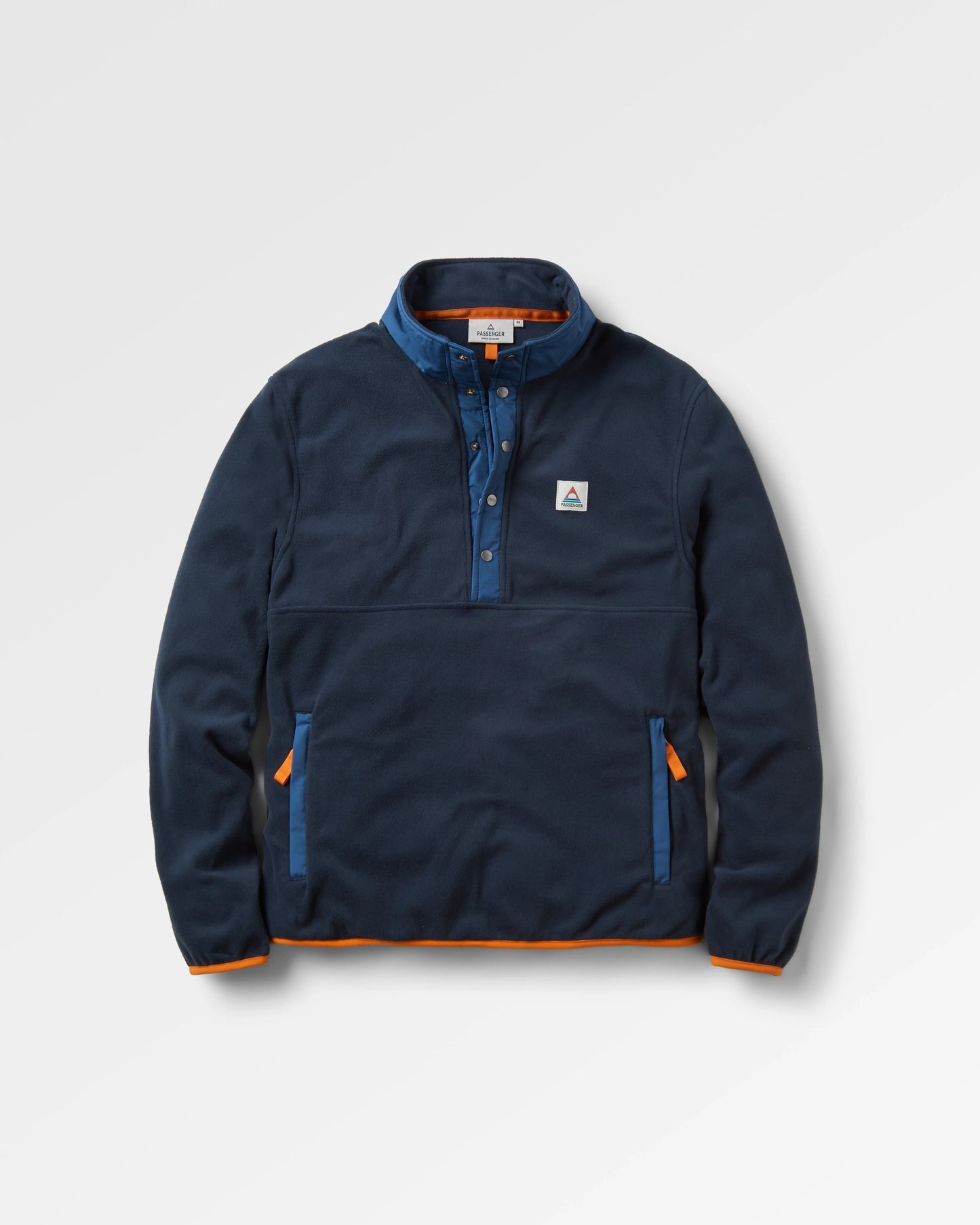 Adrift Recycled Polar Fleece - Deep Navy - Flatlay
