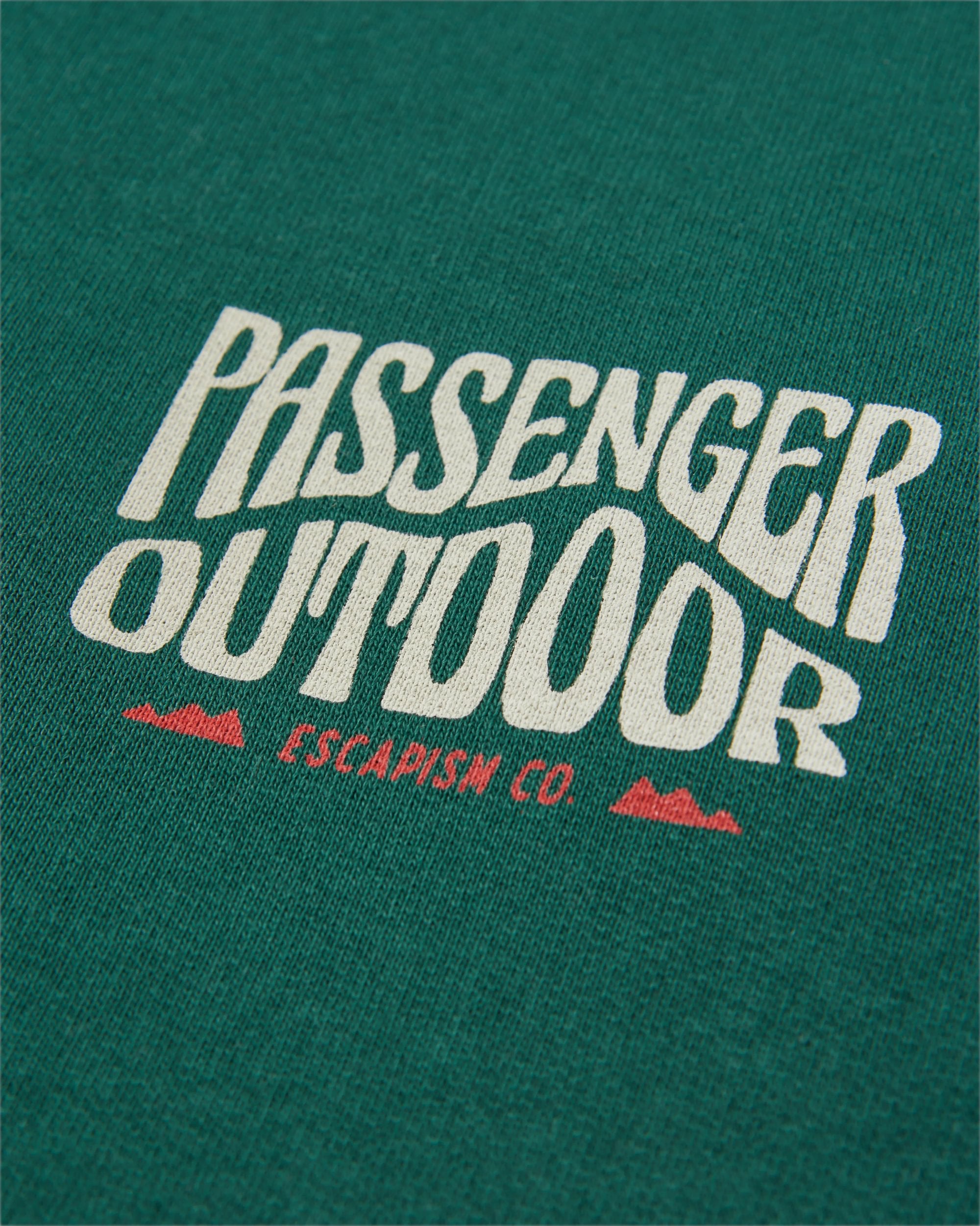 Yuca Recycled Cotton Sweatshirt - Rain Forest - Flatlay