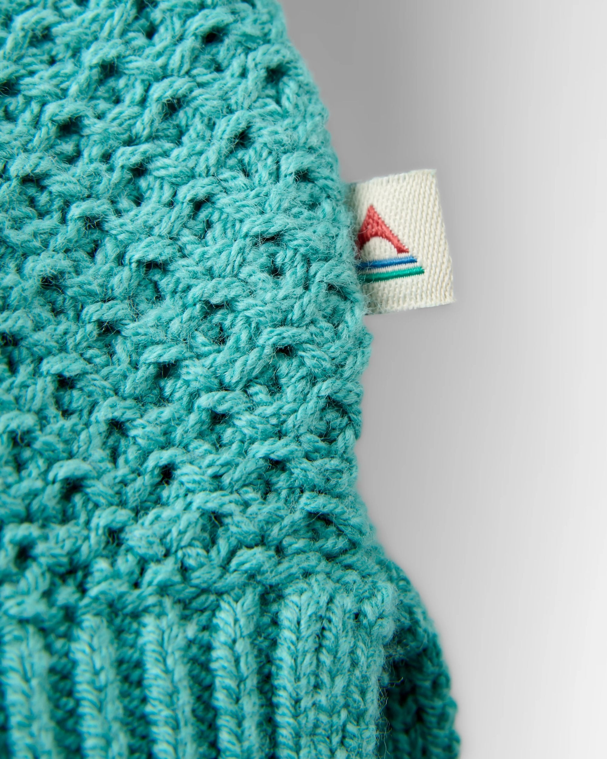 Cove Knitted Jumper - Pacific Green - Flatlay