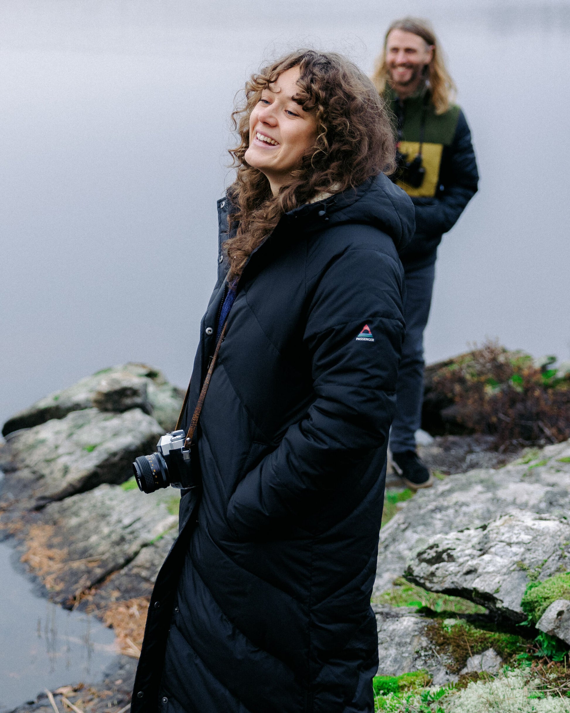 Tasman Recycled Long Insulated Jacket - Black - Lifestyle