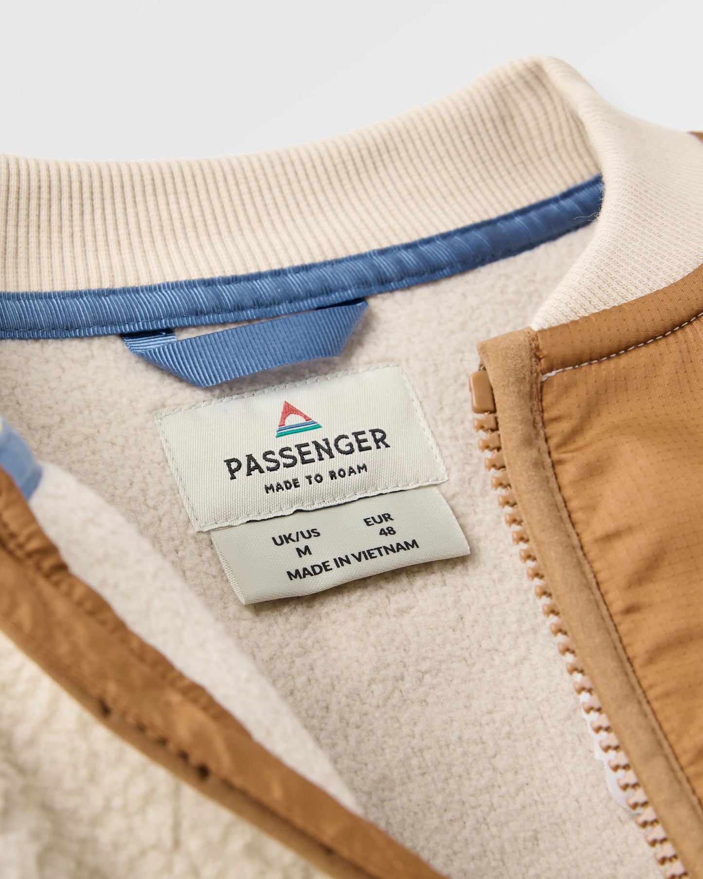 Reconnect Recycled Sherpa Fleece - Oatmeal - Flatlay