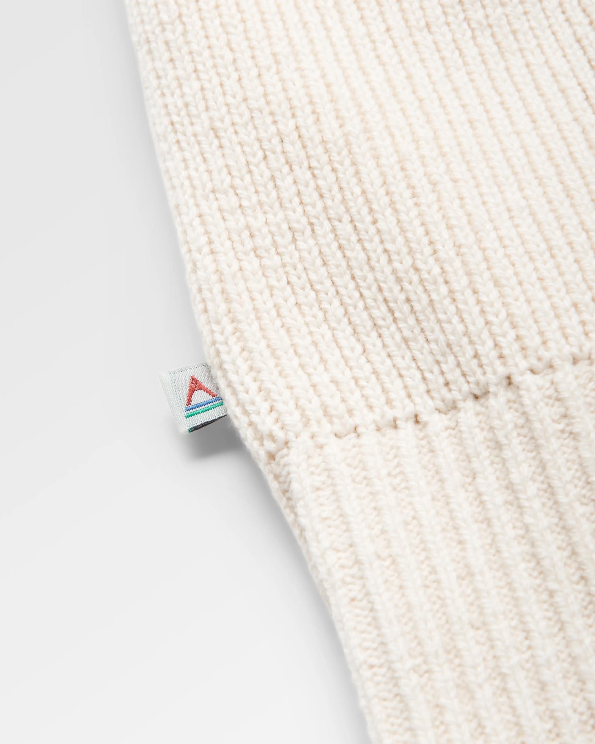 Grasslands Oversized Organic Cotton Knitted Jumper - Acorn - Flatlay