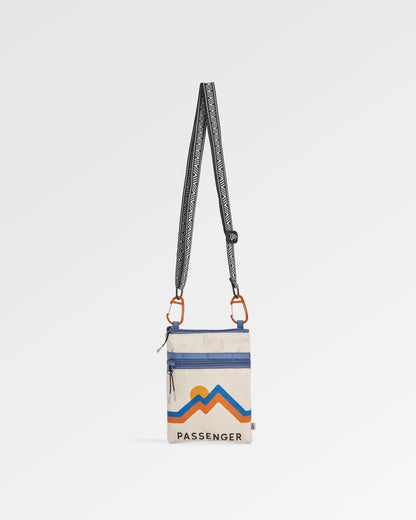 Journey Organic Crossbody Bag - Pebble Grey - Flatlay