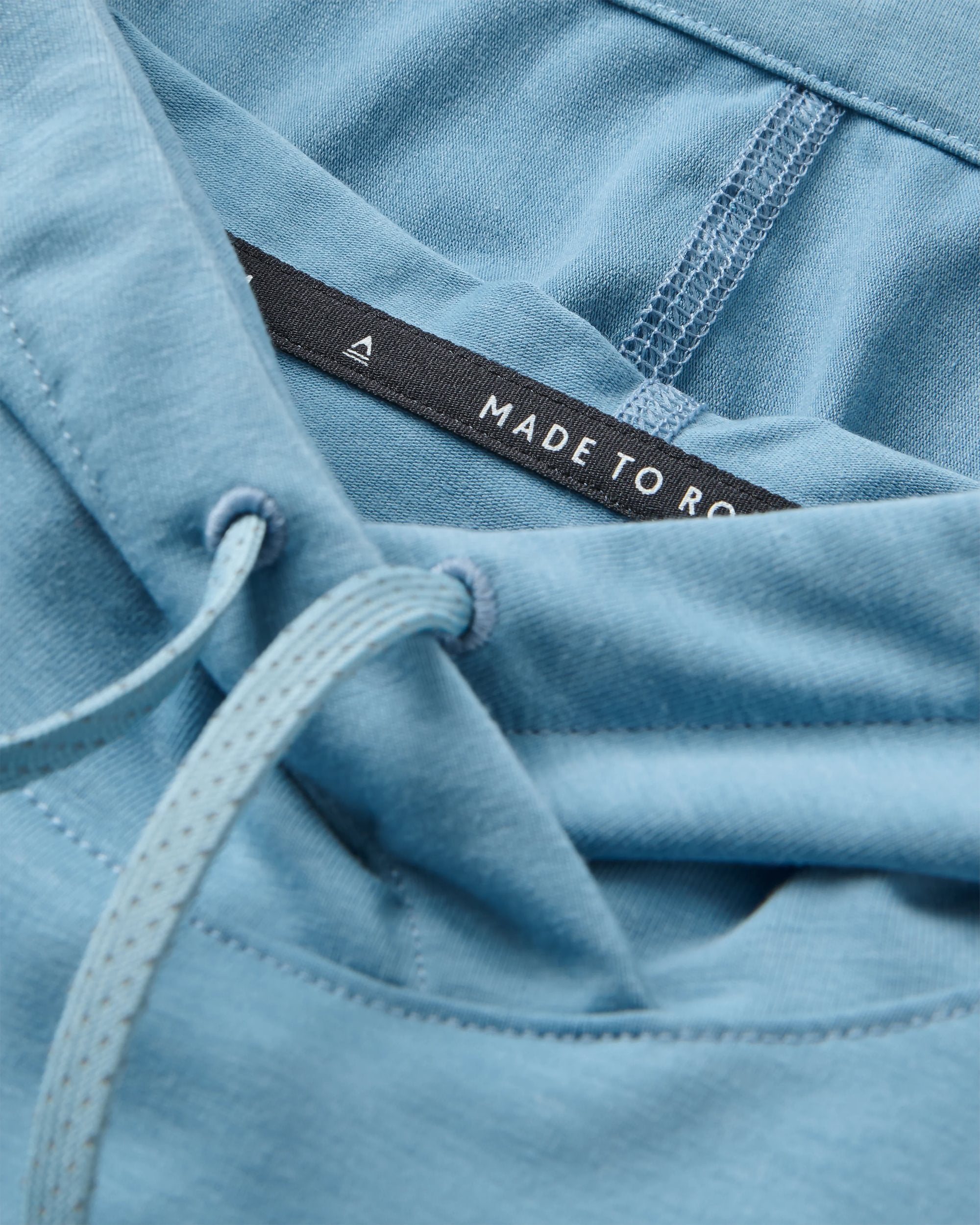 Roamscreen UPF50 Drirelease® Men's Hoodie - Faded Denim - Flatlay