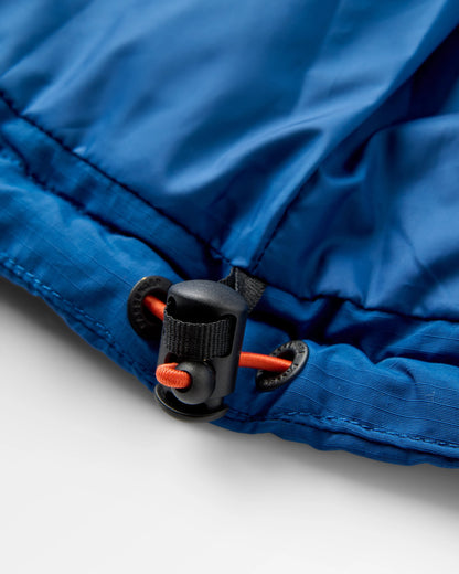 Lara Quilted Jacket - Biscuit/Blue Navy - Flatlay