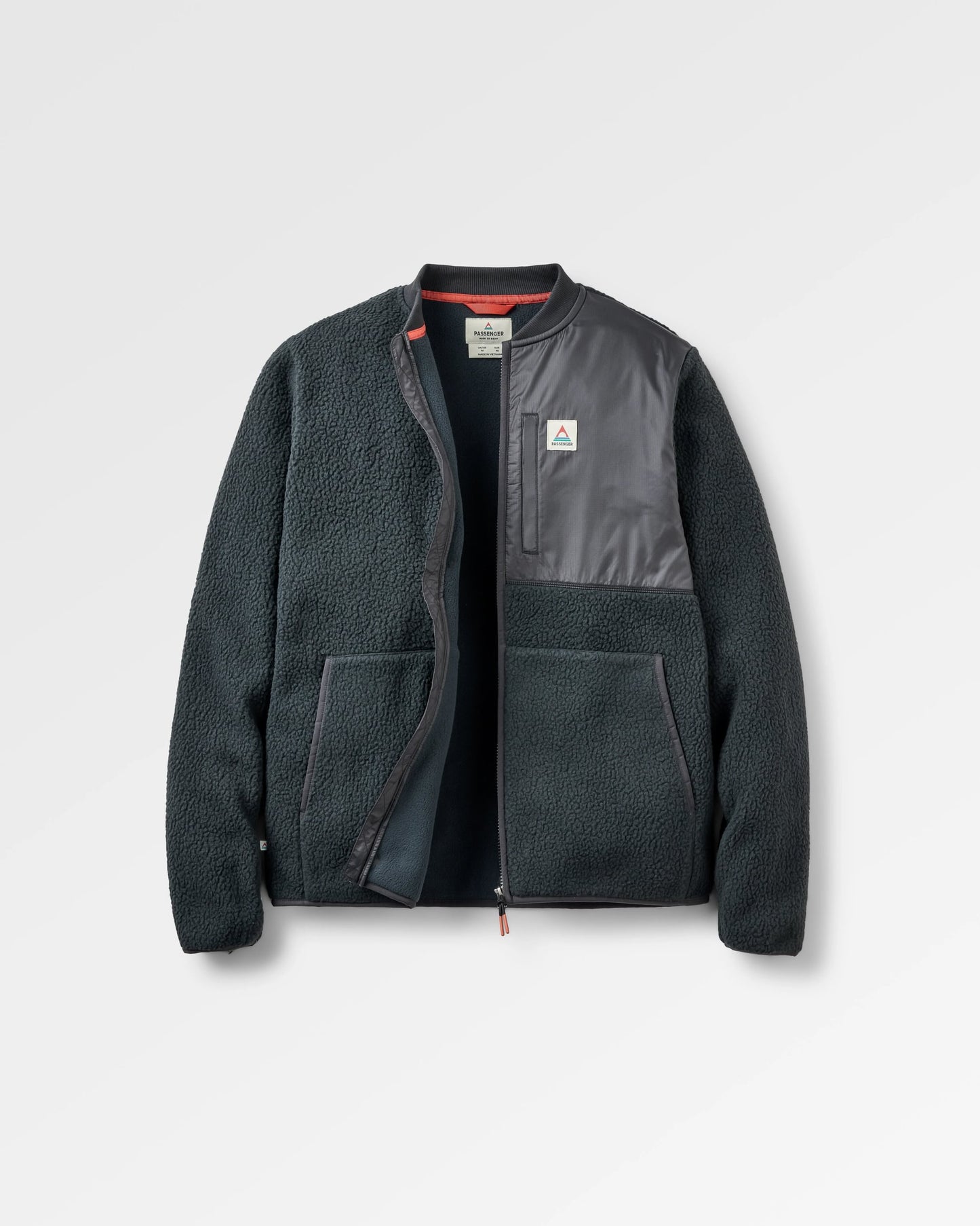 Reconnect Recycled Sherpa Fleece - Black - Flatlay