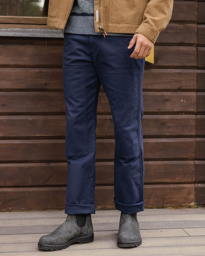 Vantage Organic Cotton Trouser - Rich Navy - Lifestyle