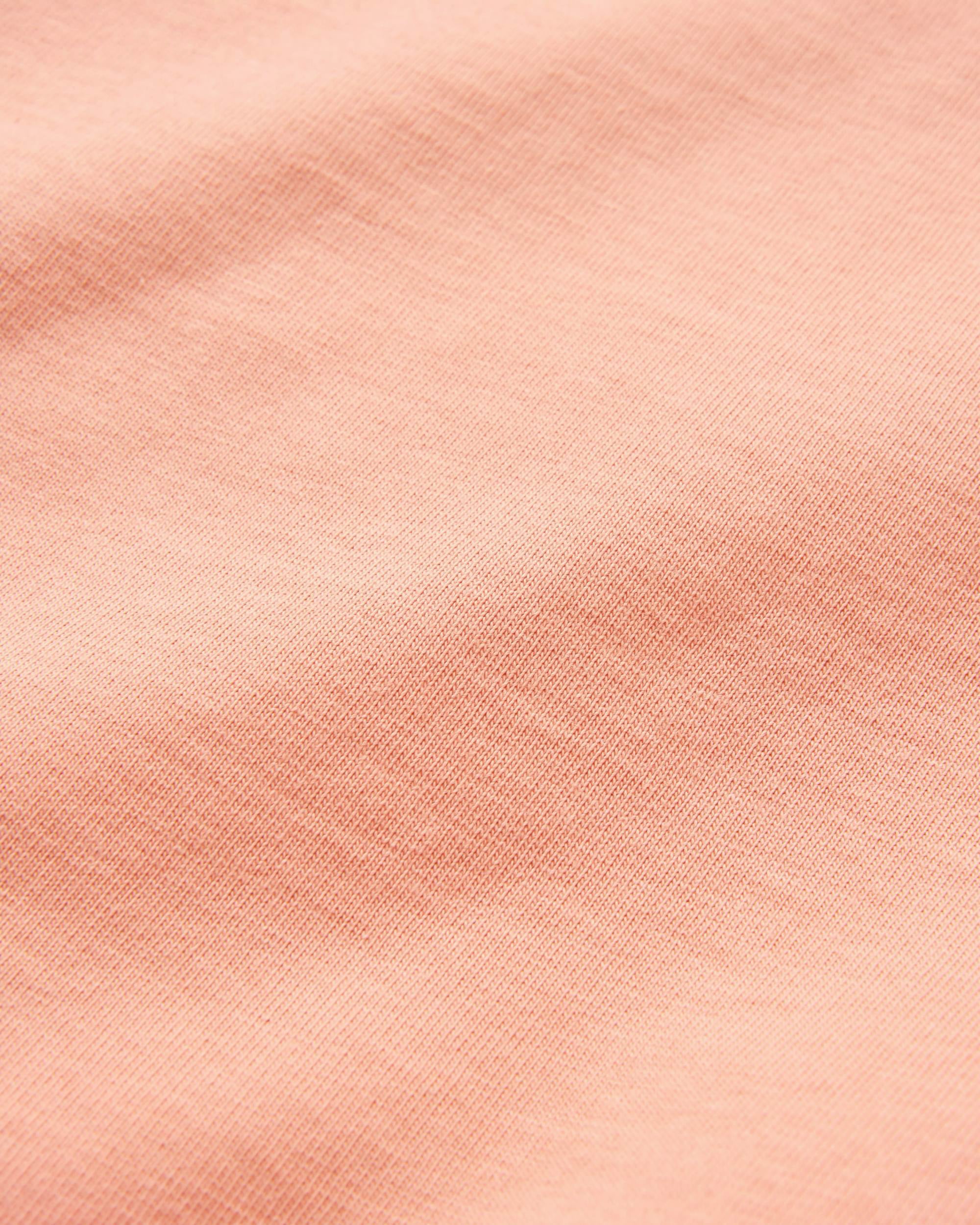 Dumont Organic Relaxed Fit T-Shirt - Tawny Peach - Flatlay