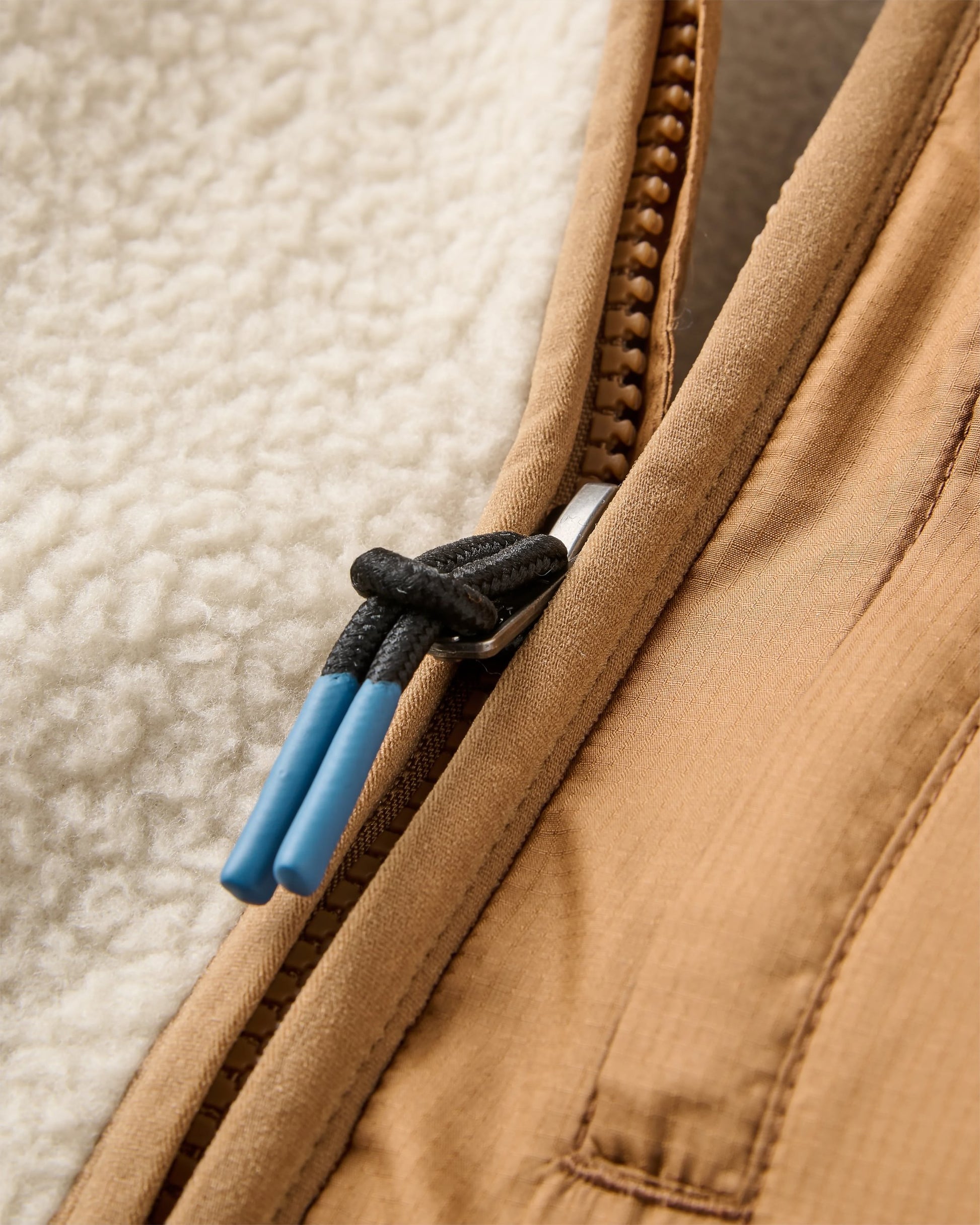 Reconnect Recycled Sherpa Fleece - Oatmeal - Flatlay