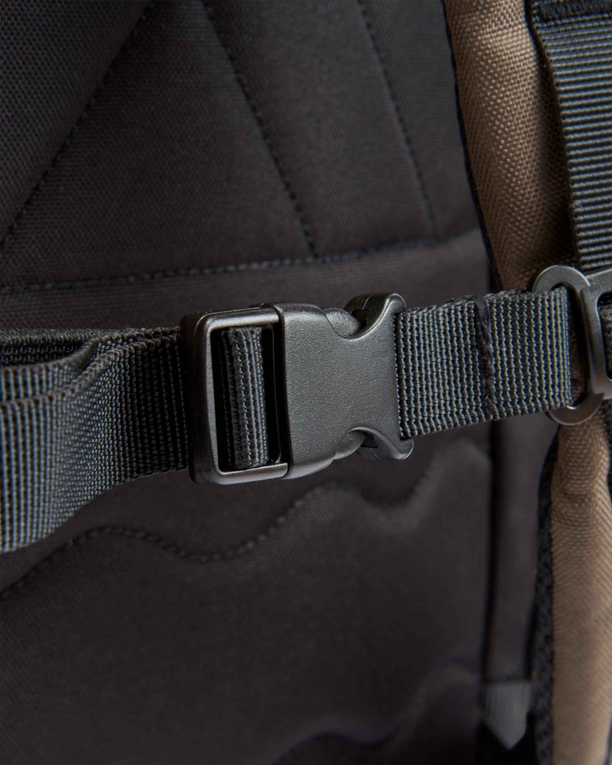 Boondocker Recycled 32L Backpack - True Black/ Khaki - Flatlay