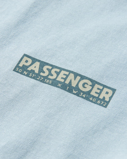 Distance Recycled Relaxed Fit T-Shirt - Blue Fog
