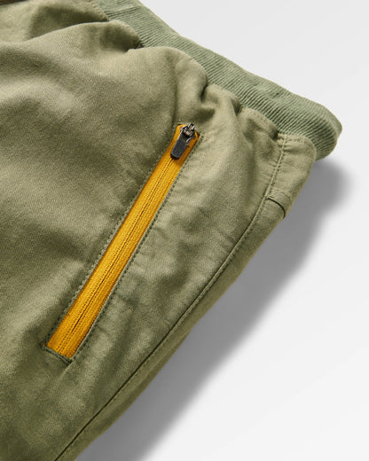 Hydrilla High Waisted Jogger - Dusty Olive - Flatlay