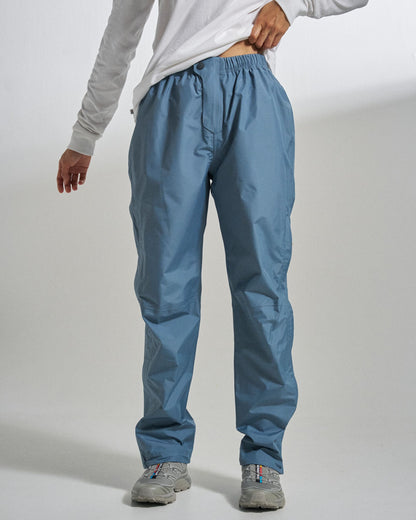 Trailscape Women's Waterproof Trousers - Stormy Blue/Retro Blue  - Studio Model