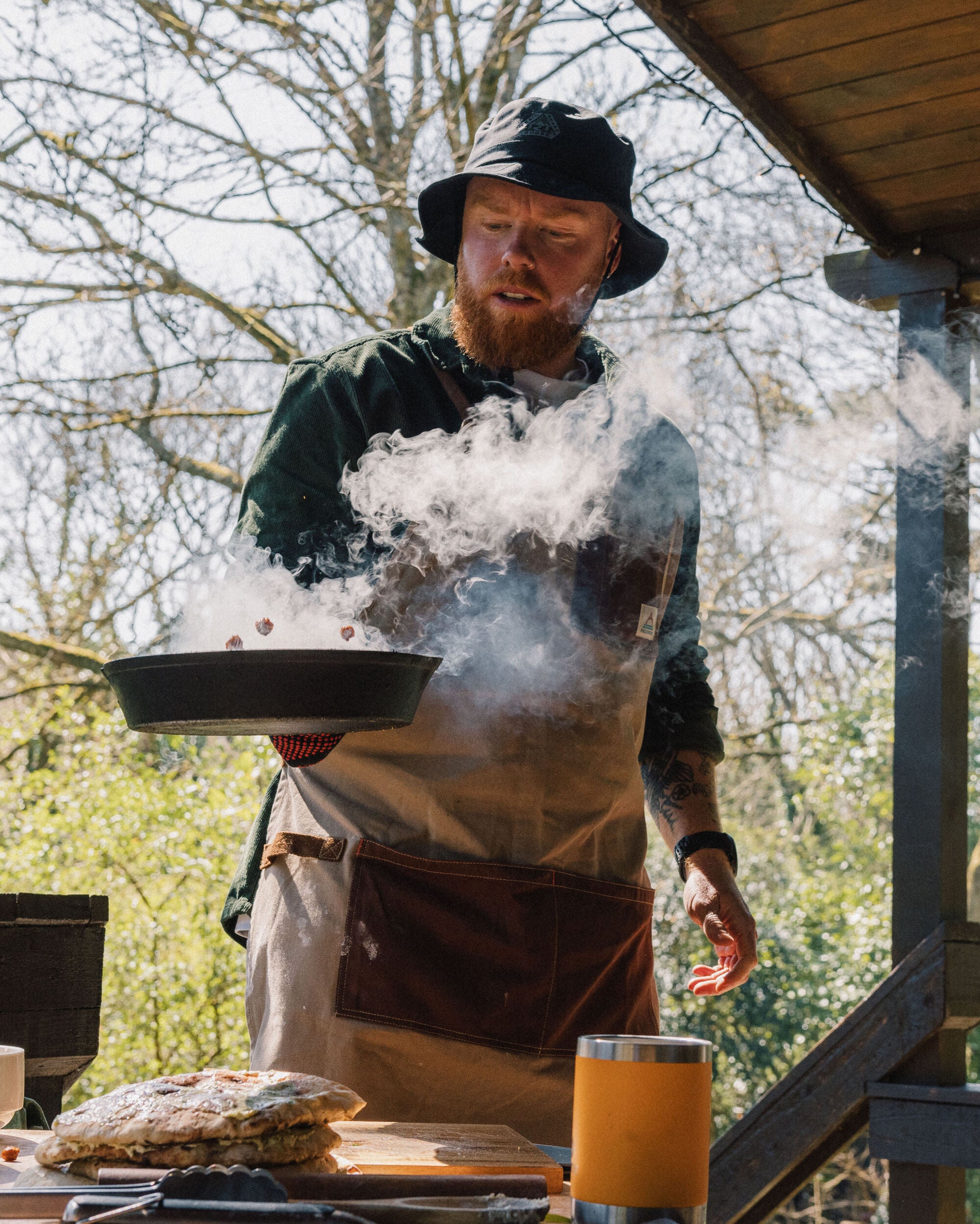 Campfire Apron - Elmwood - Lifestyle