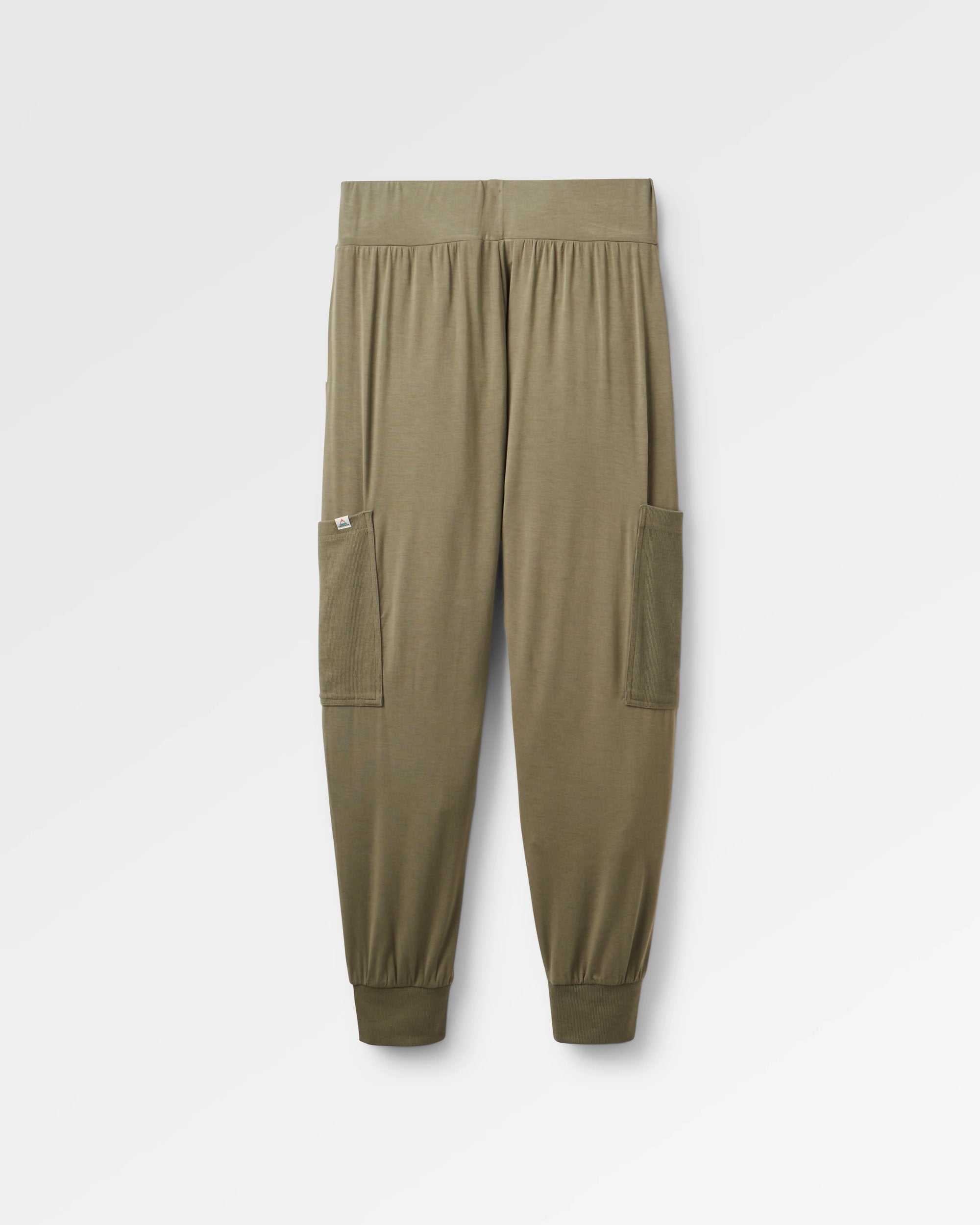 Day Dream Recycled Trouser - Dusty Olive - Flatlay